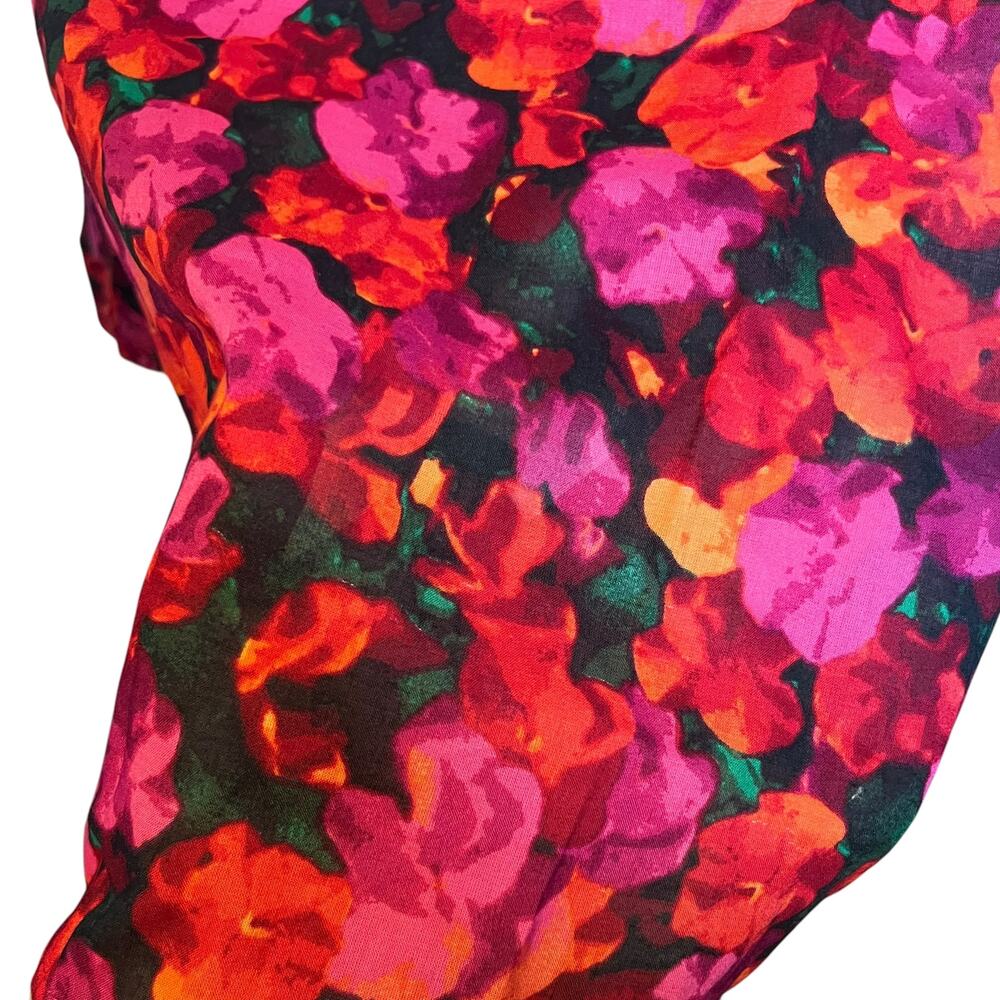 NWT J. Crew Empire Waist Cotton Voile Maxi Dress Pink Floral Tie Back Size XL - Picture 9 of 12